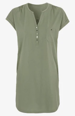 Jerseytunika i modalmiks med metalknapper | Cellbes