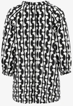 Jerseytunika med 3/4 lange ærmer