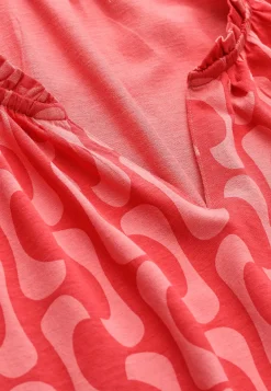 Jerseytunika med 3/4 lange ærmer