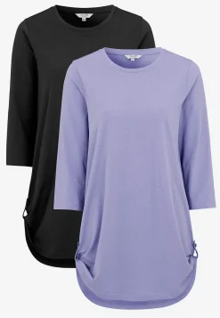 Jerseytunika med 3/4 ærme Alexia 2-pack | Cellbes