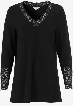 Jerseytunika med blondedetaljer | Cellbes