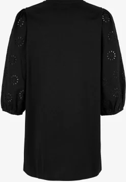 Jerseytunika med broderede ærmer | Cellbes