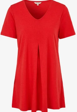 Jerseytunika med flatterende læg