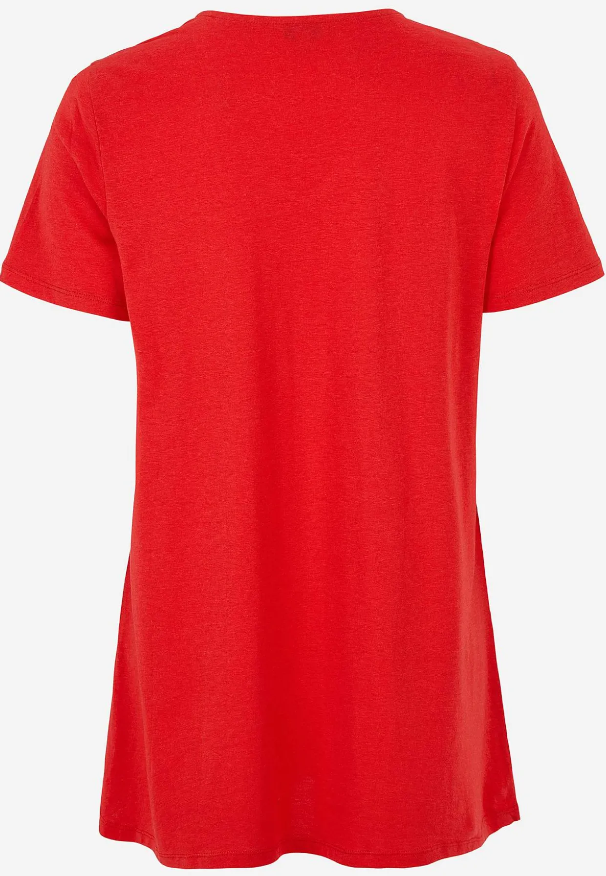 Jerseytunika med flatterende læg