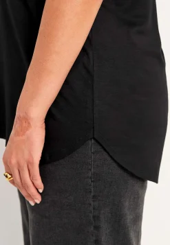 Jerseytunika med korte ærmer