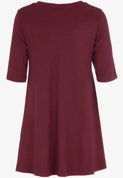 Jerseytunika med korte ærmer