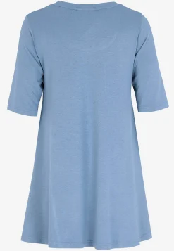 Jerseytunika med korte ærmer