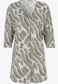 Jerseytunika med rynkedetalje