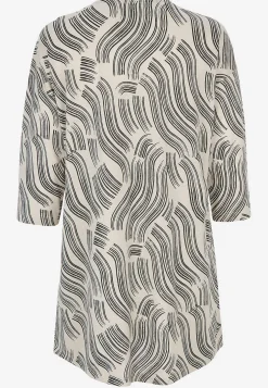 Jerseytunika med rynkedetalje