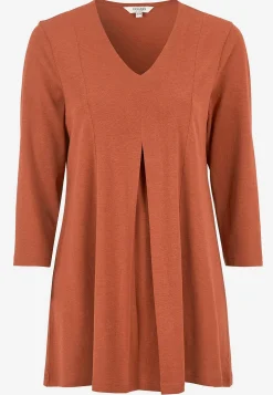 Jerseytunika med rynkedetalje