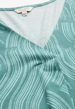 Jerseytunika med rynkedetalje