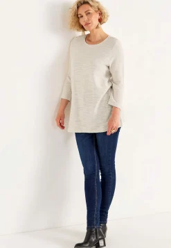 Jerseytunika med struktur