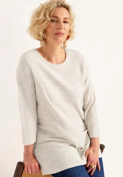 Jerseytunika med struktur