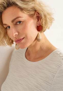 Jerseytunika med struktur