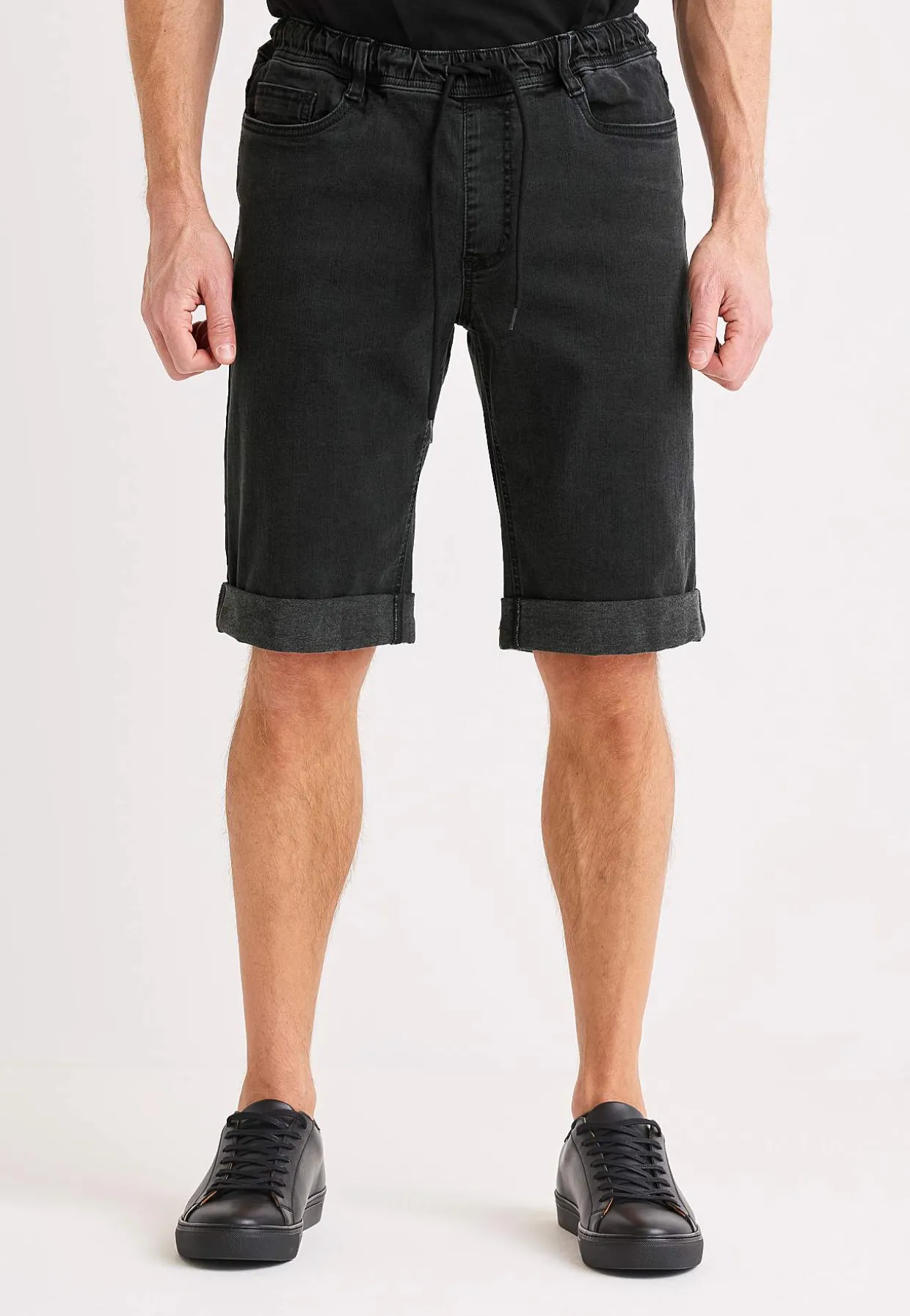 Joggershorts med elastisk talje