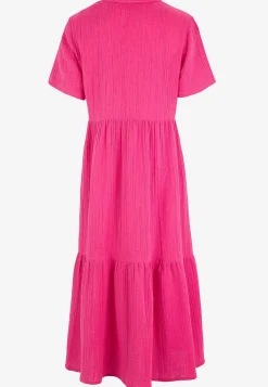 Kjole i rynket bomuld | Cellbes