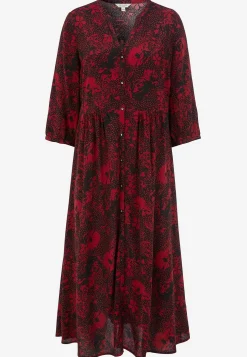 Kjole i viskose med et blomstermønster | Cellbes