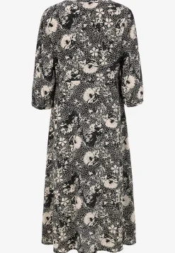 Kjole i viskose med et blomstermønster | Cellbes