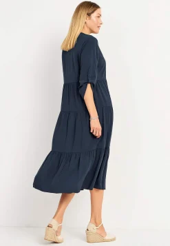 Kjole med volanter | Cellbes