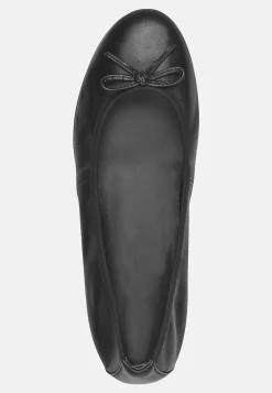 Klassisk ballerinasko i læder | Cellbes