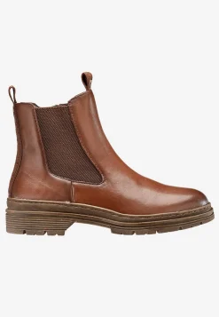 Klassisk skindstøvle med lynlås