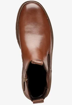 Klassisk skindstøvle med lynlås