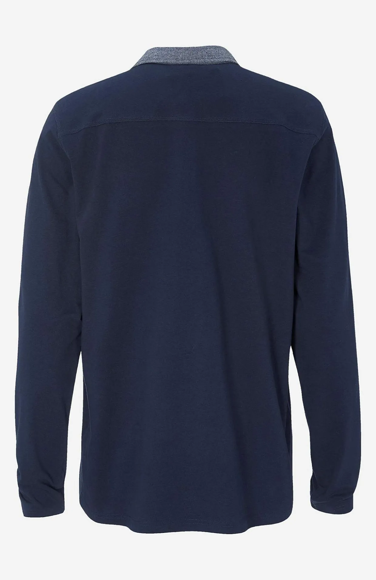 Komfortabel langærmet trøje med krave