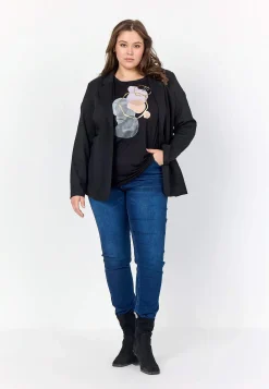 Komfortabel trikotjakke