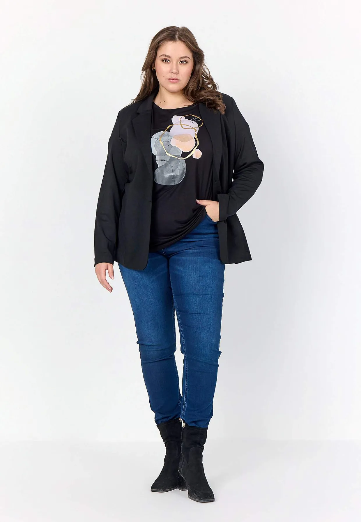 Komfortabel trikotjakke