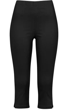 Komfortable capribukser i bomuldstwill