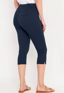 Komfortable capribukser i bomuldstwill | Cellbes