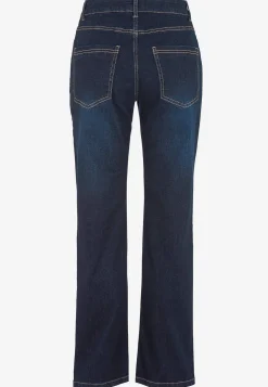 Komfortable stretchjeans med lige ben