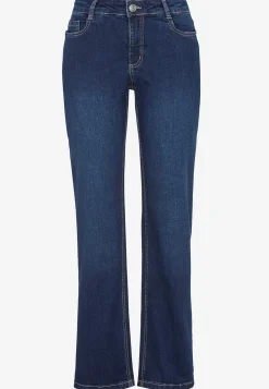 Komfortable stretchjeans med lige ben