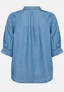 Kortærmet cowboyskjorte i lyocell | Cellbes