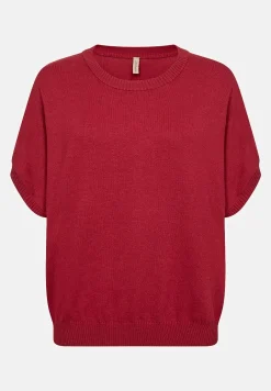 Kortærmet fintstrikket trøje | Cellbes