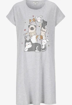 Kortærmet natkjole i bomuld | Cellbes