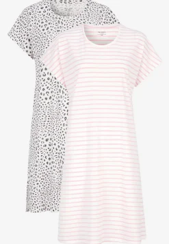 Kortærmet natkjole 2-pack | Cellbes