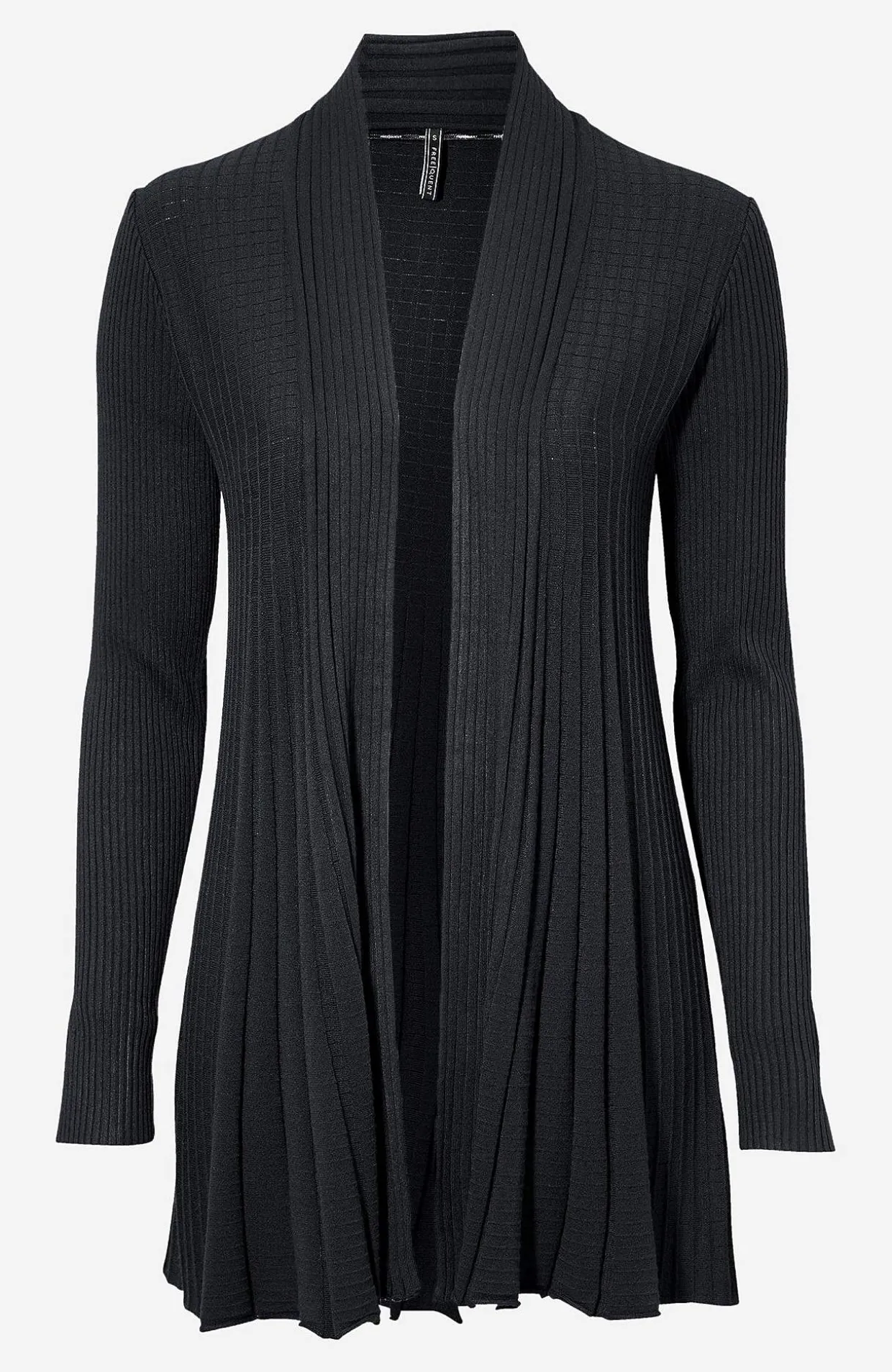 Lang, ribbet cardigan | Cellbes