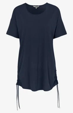 Lang top med træksnøre i siderne 2-pack