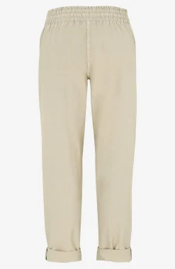 Lange bukser i vasket bomuld