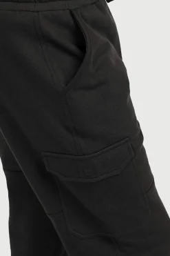 Lange sweatshirt-shorts med cargolommer