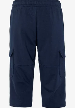 Lange sweatshirt-shorts med cargolommer