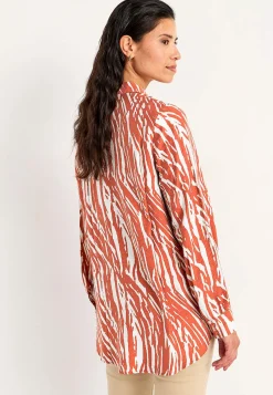 Langærmet, vævet tunika