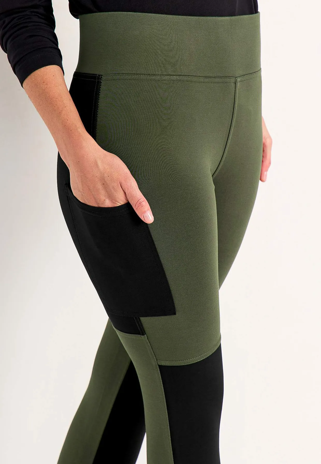 Leggings med sidelommer