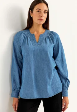 Let, luftig denimtunika