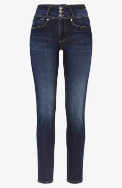Lige jeans med høj talje