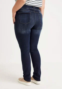 Lige jeans med høj talje