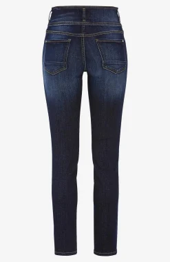 Lige jeans med høj talje