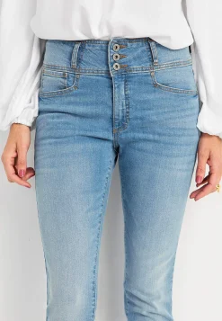 Lige jeans med høj talje | Cellbes