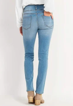 Lige jeans med høj talje | Cellbes